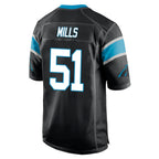 C.Panthers #51 Sam Mills Player Black Game Gdoa Stitched Jerseys
