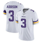 M.Vikings #3 Jordan Addison Player White Limited Vapor Untouchable Home Game Gdoa Stitched Jerseys