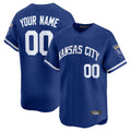 Custom KC.Royals Royal Limited Home Any Name & Number Gdoa Stitched Jerseys