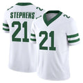 NY.Jets #21 Brandon Stephens Player White Legacy Limited Vapor F.U.S.E. Home Game Gdoa Stitched Jerseys