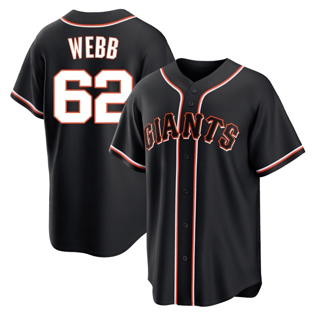 SF.Giants #62 Logan Webb Player Black Fashion Out Home Limited Fdoa Stitched Jerseys