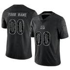 Custom C.Bengals Black Reflective Limited Game Any Name & Numbers Gdoa Stitched Jerseys