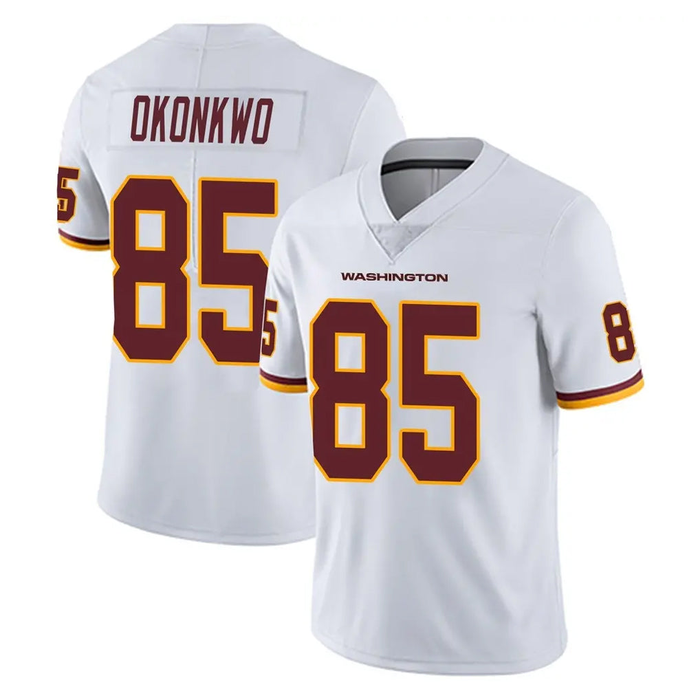 W.Commanders #85 Chig Okonkwo Player White Limited Vapor Untouchable Home Game Gdoa Stitched Jerseys