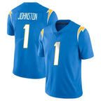 LA.Chargers #1 Quentin Johnston Player Blue Limited Vapor Untouchable Home Game Gdoa Stitched Jerseys