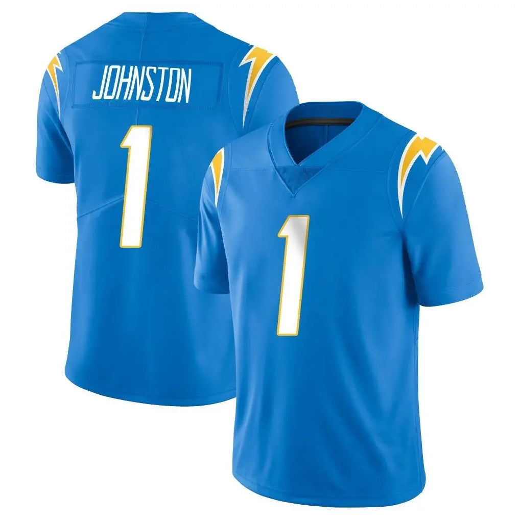 LA.Chargers #1 Quentin Johnston Player Blue Limited Vapor Untouchable Home Game Gdoa Stitched Jerseys