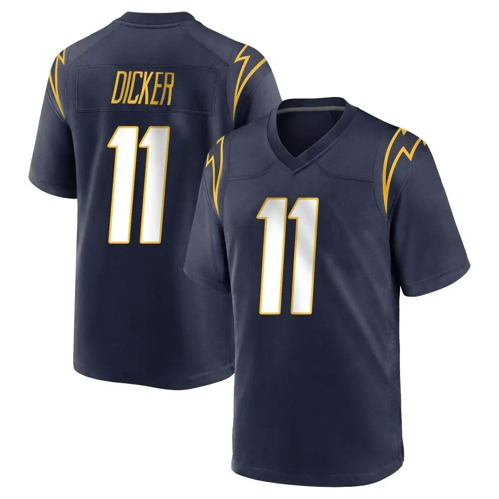 LA.Chargers #11 Cameron Dicker Player Navy Home Game Gdoa Stitched Jerseys