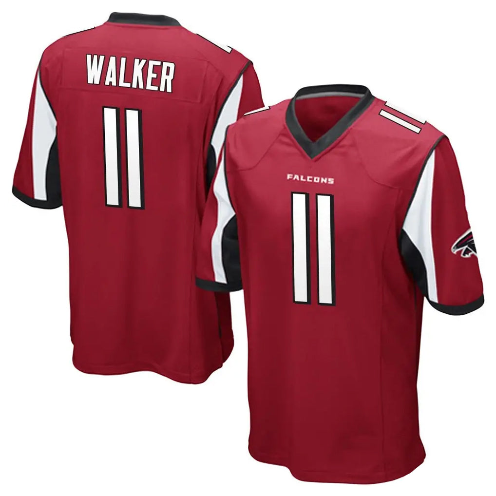 A.Falcons #11 Jalon Walker Player Red Color Vapor Home Game Gdoa Stitched Jerseys