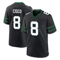 NY.Jets #8 Andre Cisco Player Black Legacy Home Game Gdoa Stitched Jerseys