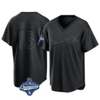 LA.Dodgers #16 Will Smith Player Black World Series Meet Pitch Fashion T-shirt Fdoa Stitched Jerseys