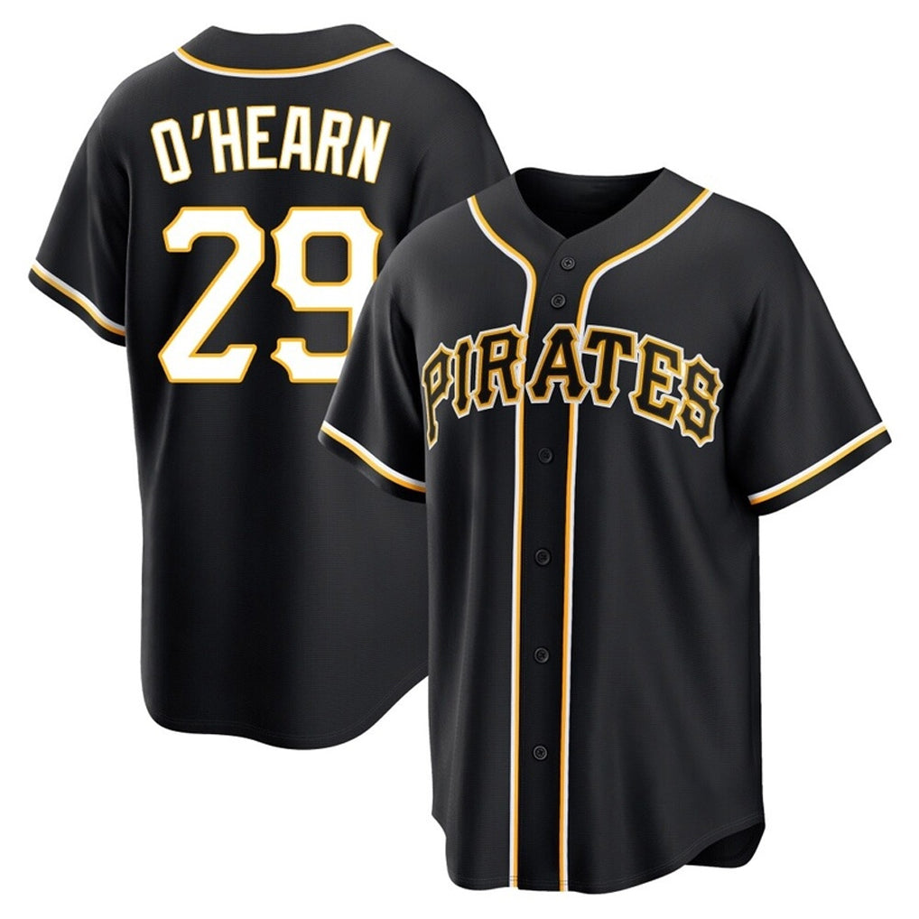 P.Pirates #29 Ryan O¡¯Hearn Player Black Fashion Out Home Game Fdoa Stitched Jerseys