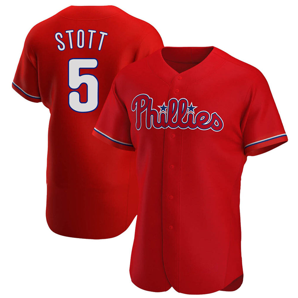 P.Phillies #5 Bryson Stott Player Red Home Limited Elite Fdoa Stitched Jerseys