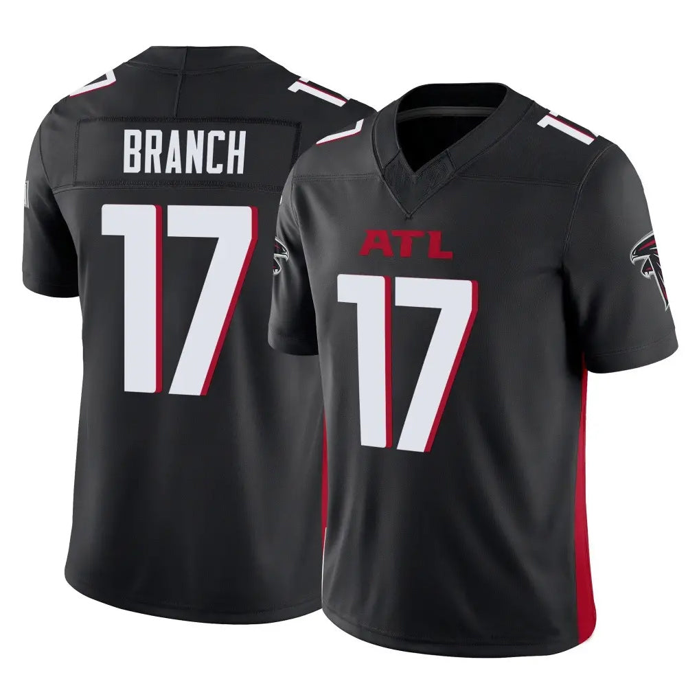 A.Falcons #17 Zachariah Branch Player Black Alternate Vapor F.U.S.E. Limited Gdoa Stitched Jerseys