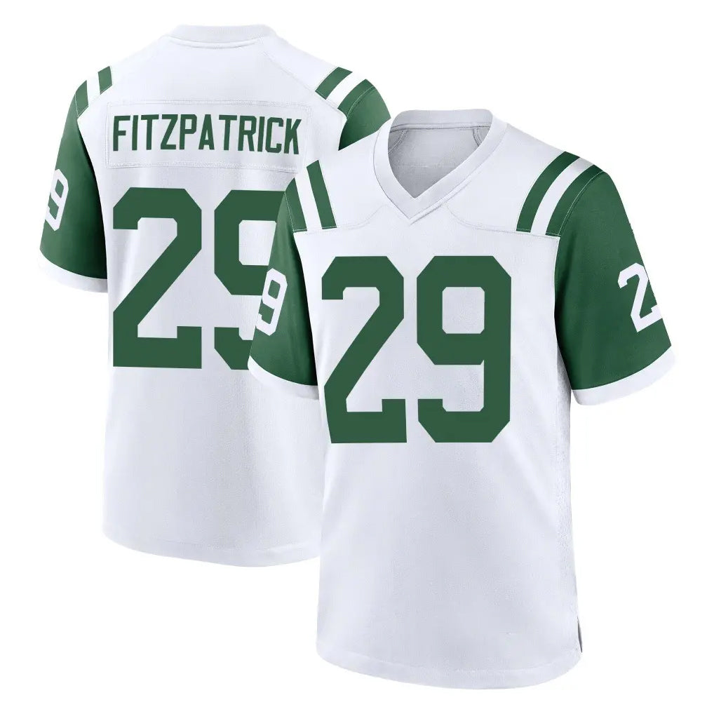NY.Jets #29 Minkah Fitzpatrick Player White Classic Home Game Gdoa Stitched Jerseys
