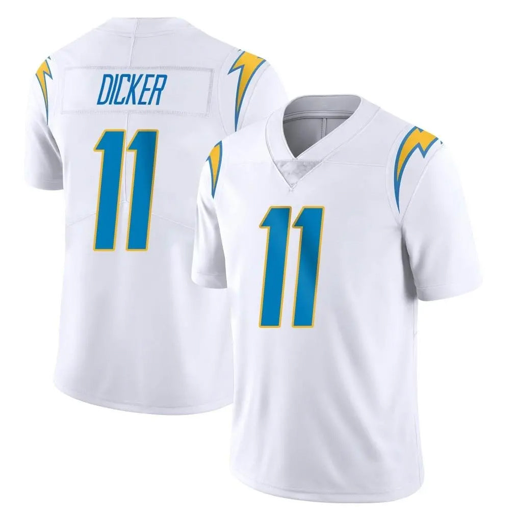 LA.Chargers #11 Cameron Dicker Player White Limited Vapor Untouchable Home Game Gdoa Stitched Jerseys
