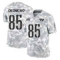 W.Commanders #85 Chig Okonkwo Player Arctic Camo Limited Salute To Service Home Game Gdoa Stitched Jerseys