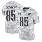W.Commanders #85 Chig Okonkwo Player Arctic Camo Limited Salute To Service Home Game Gdoa Stitched Jerseys