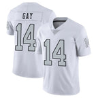 LV.Raiders #14 Matt Gay Player White Limited Color Rush Home Game Gdoa Stitched Jerseys