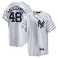 NY.Yankees #48 Paul Goldschmidt Player White Game Home Fdoa Stitched Jerseys
