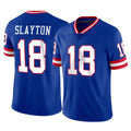 NY.Giants #18 Darius Slayton Player Royal Classic Vapor Home Game Gdoa Stitched Jerseys