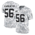 KC.Chiefs #56 George Karlaftis Player Arctic Camo Salute To Service Limited Game Gdoa Stitched Jerseys