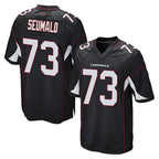 A.Cardinals #73 Isaac Seumalo Player Black Home Game Gdoa Stitched Jerseys