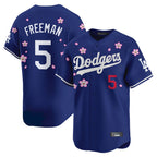LA.Dodgers #5 Freddie Freeman Player White Tokyo Series Vapor Premier Royal Fdoa Stitched Jerseys