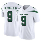 NY.Jets #9 Will McDonald IV Player White Limited Vapor F.U.S.E. Home Game Gdoa Stitched Jerseys