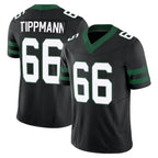 NY.Jets #66 Joe Tippmann Player Black Limited Legacy Vapor F.U.S.E. Home Game Gdoa Stitched Jerseys
