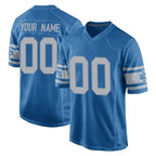 Custom D.Lions Blue Vapor Untouchable Throwback Game Any Name & Numbers Gdoa Stitched Jerseys
