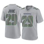S.Seahawks #29 Josh Jobe Player Gray Atmosphere Fashion Home Game Gdoa Stitched Jerseys