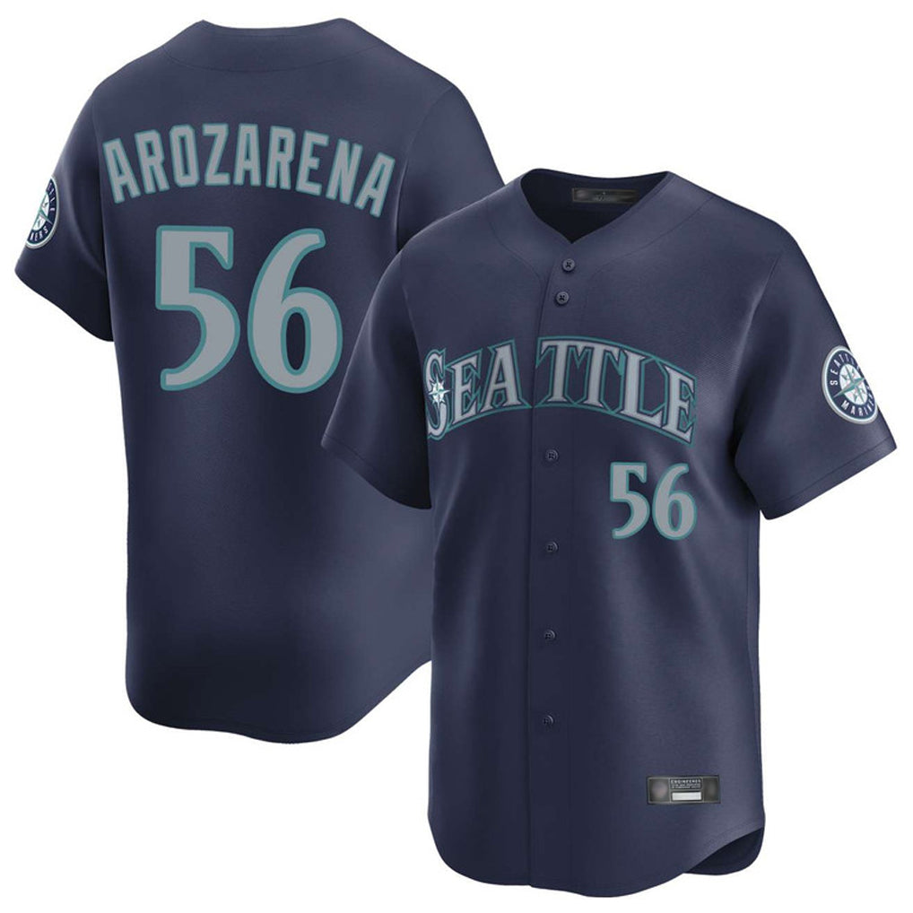 S.Mariners #56 Randy Arozarena Player Navy Home Limited Fdoa Stitched Jerseys