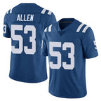 IN.Colts #53 CJ Allen Player Royal Limited Vapor Untouchable Home Game Gdoa Stitched Jerseys