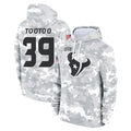 H.Texans #39 Henry To'oTo'o Player Arctic Camo Salute to Service Hoodies Limited Game Gdoa Stitched Jerseys