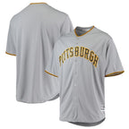 P.Pirates ## Pirates Blank Player Gray Road Home Game Fdoa Stitched Jerseys