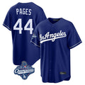 LA.Dodgers #44 Andy Pages Player Royal World Series Meet Game Fdoa Stitched Jerseys