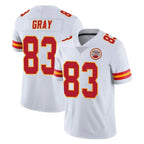 KC.Chiefs #83 Noah Gray Player White Limited Vapor Untouchable Home Game Stitched Jerseys