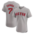 B.Red Sox #7 Masataka Yoshida Player Gray Road Limited Elite Home Game Gdoa Stitched Jerseys