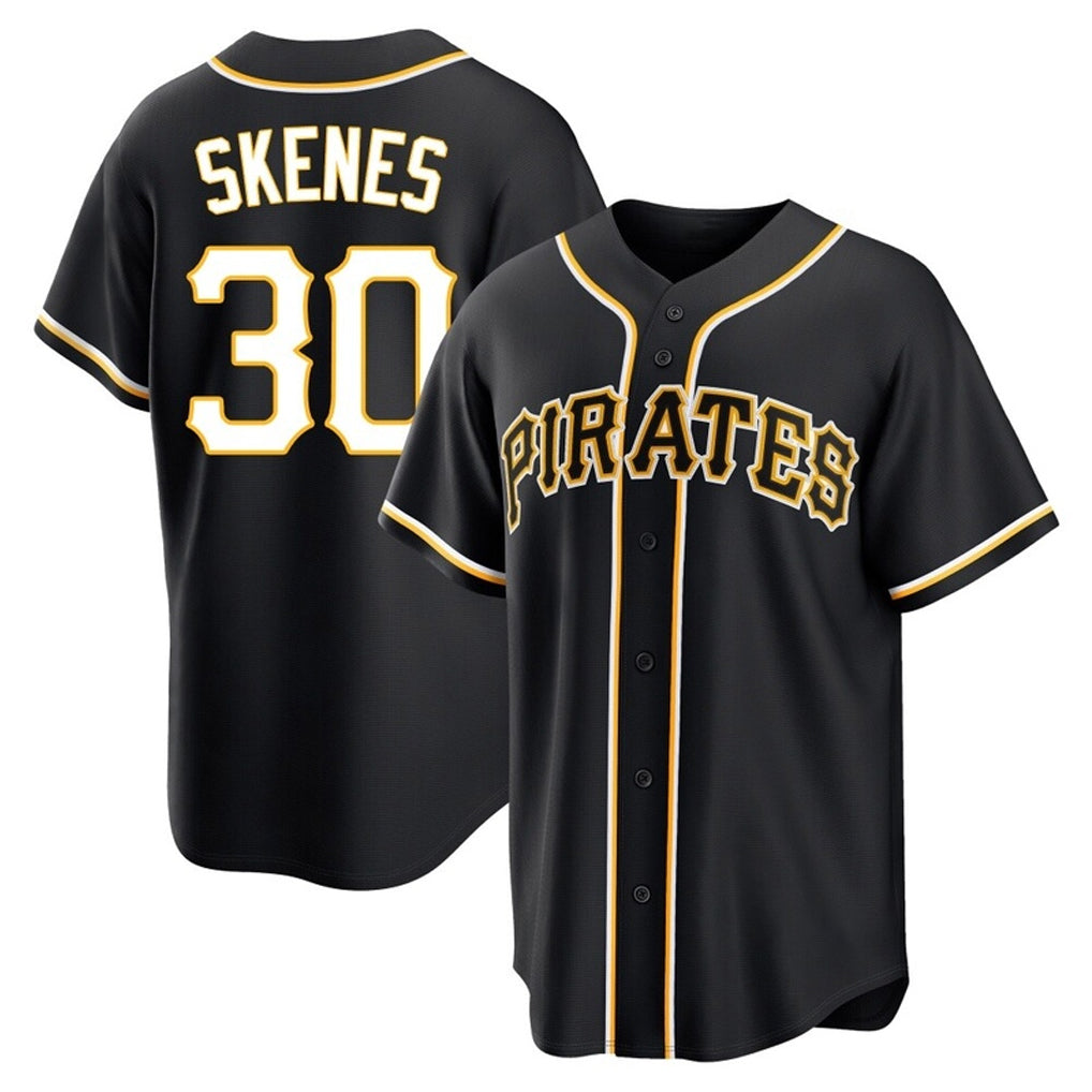 P.Pirates #30 Paul Skenes Player Black Fashion Out Home Game Fdoa Stitched Jerseys