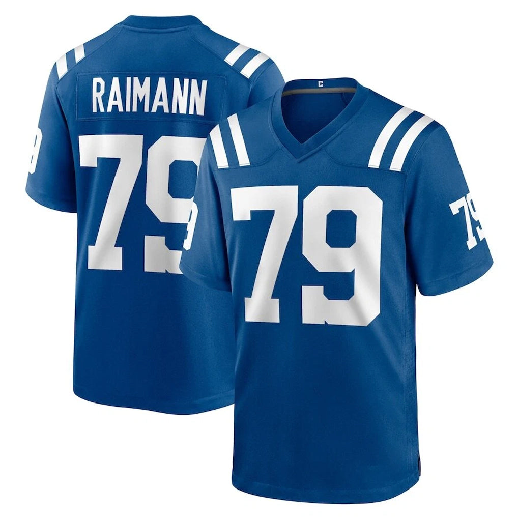 IN.Colts #79 Bernhard Raimann Player Royal Home Game Gdoa Stitched Jerseys