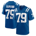 IN.Colts #79 Bernhard Raimann Player Royal Home Game Gdoa Stitched Jerseys