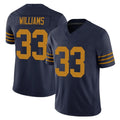 GB.Packers #33 Evan Williams Player Navy The 1923 Classic Vapor F.U.S.E. Home Game Gdoa Stitched Jerseys