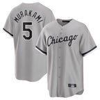 C.White Sox #5 Munetaka Murakami Player Gray Home Game Gdoa Stitched Jerseys