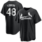 St. Louis Cardinals #48 Ivan Herrera Player Black City Connect Home Limited Fdoa Stitched Jerseys