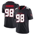 H.Texans #98 Sheldon Rankins Player Navy Limited Alternate Vapor F.U.S.E. Home Game Gdoa Stitched Jerseys
