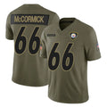 P.Steelers #66 Mason McCormick Player Olive 2025 Salute To Service Limited Home Game Gdoa Stitched Jerseys