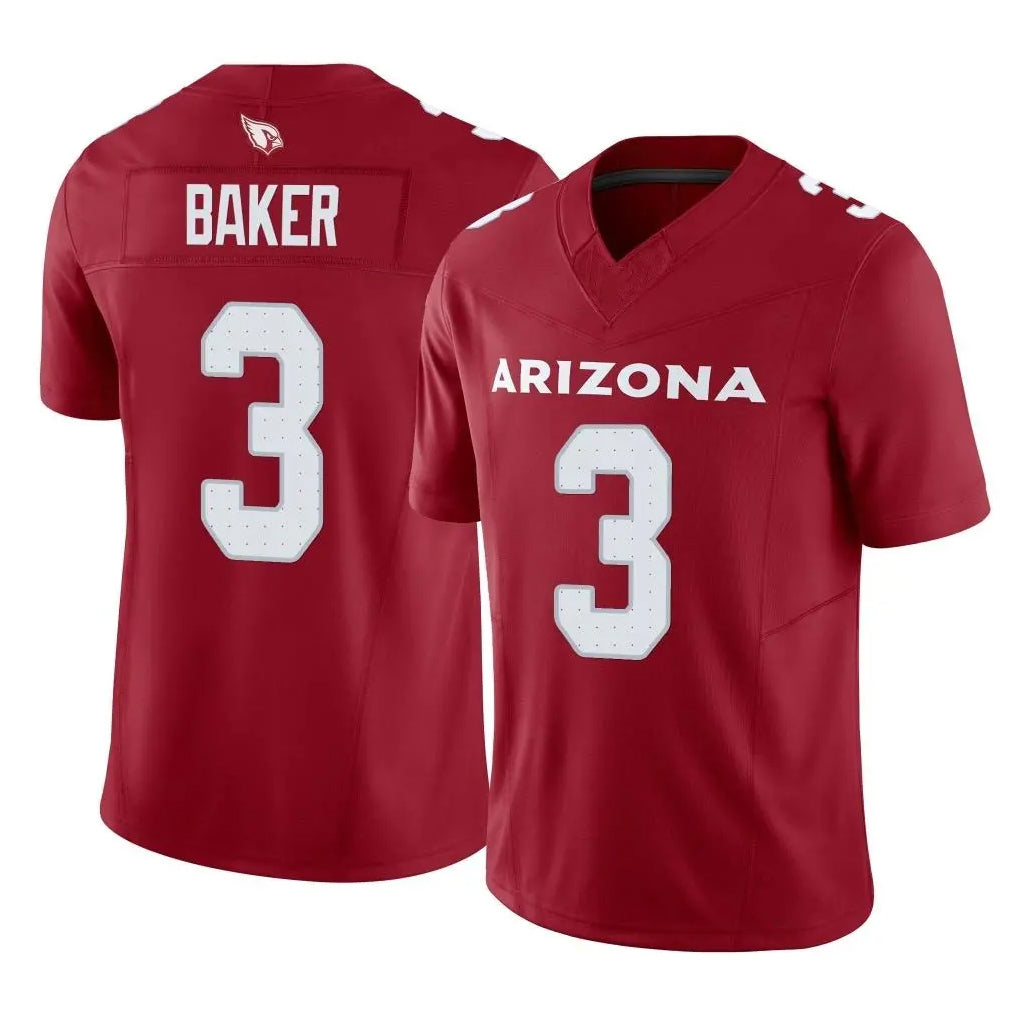 A.Cardinals #3 Budda Baker Player Cardinal Vapor F.U.S.E. Limited Home Game Gdoa Stitched Jerseys
