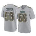 GB.Packers #56 Edgerrin Cooper Player Gray Atmosphere Fashion Home Game Gdoa Stitched Jerseys