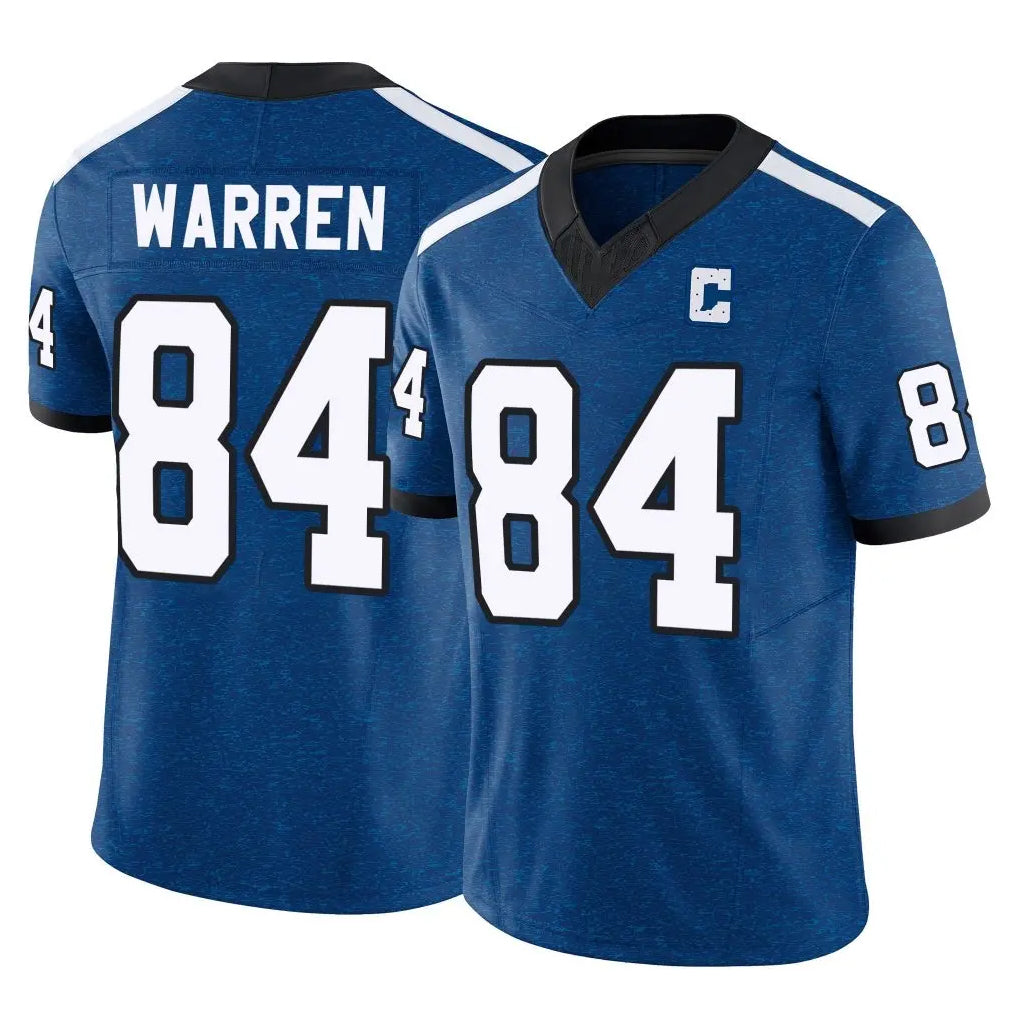 IN.Colts #84 Tyler Warren Player Royal Limited Indiana Nights Alternate Vapor F.U.S.E. Home Game Gdoa Stitched Jerseys