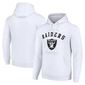 LV.Raiders ## Raiders Blank Player White LOGO Pullover Hoodies Home Game Gdoa Stitched Jerseys
