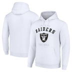 LV.Raiders ## Raiders Blank Player White LOGO Pullover Hoodies Home Game Gdoa Stitched Jerseys